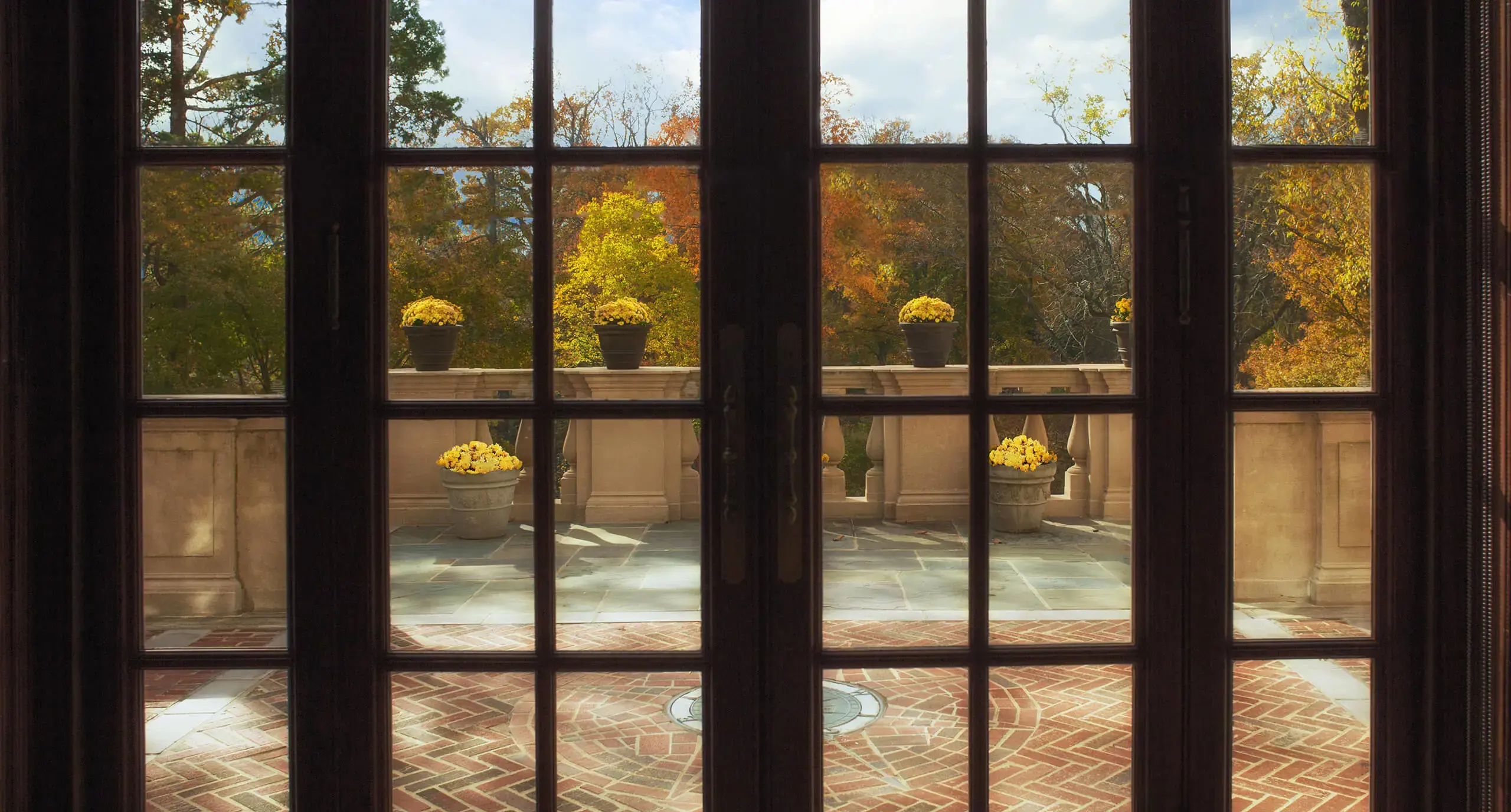 doors leading on to a terrace